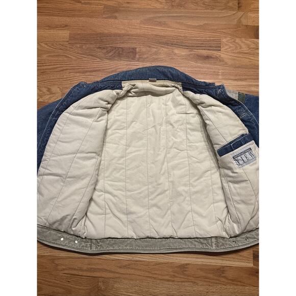 Vintage 90’s International Male Denim And Corduroy Moto Jacket Size Medium - Picture 11 of 15